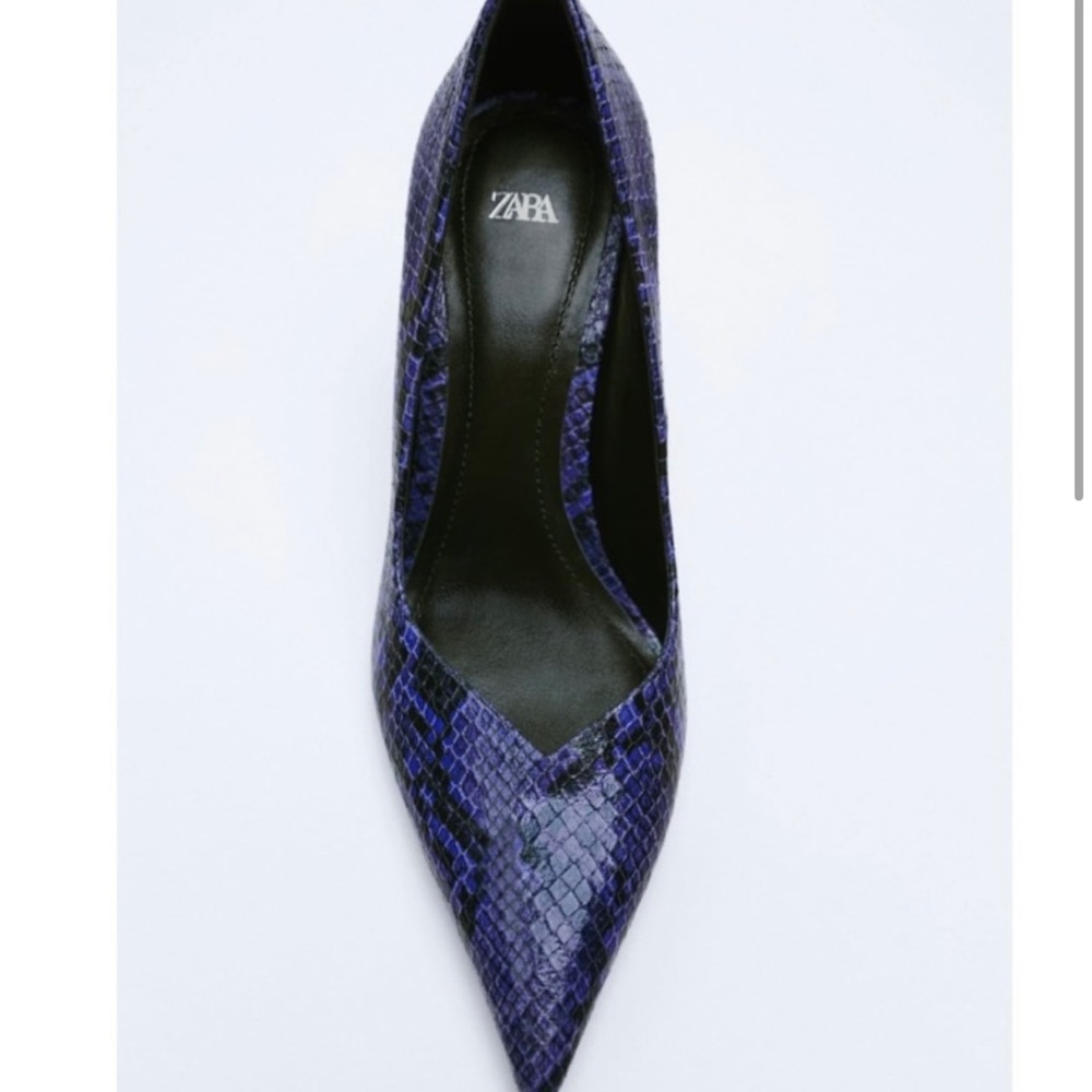 Zara pointy pattern sexy heels - Picture 2 of 4